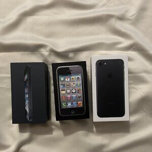 Empty iPhone Boxes - 3G, 5, and 7